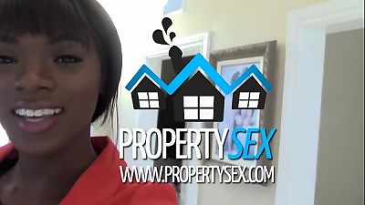 PropertySex - jaw-dropping black real estate agent multiracial lovemaking with buyer