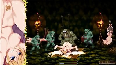Pretty knight lady has bang-out with goblins men in S.of.g.knight act anime porn porno xxx game